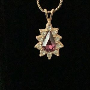 1980s vintage Citation pendant necklace